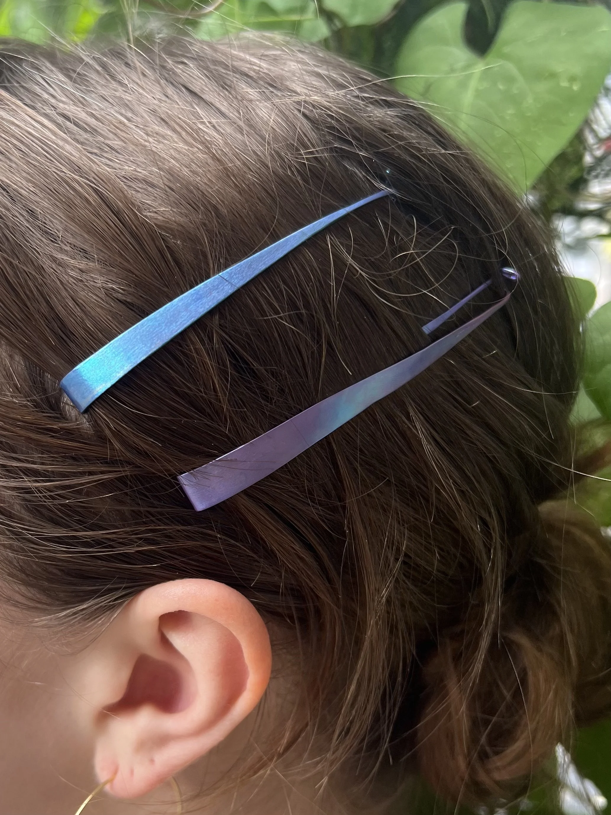 Titanium Barrettes — Ted Muehling